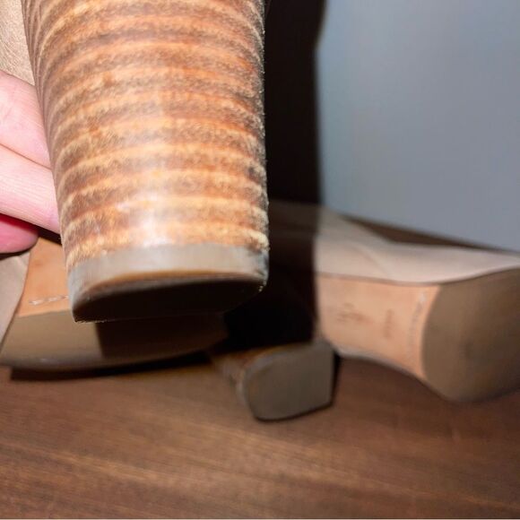 Cole Haan NikeAir Tan Suede Boots Booties Sz 10 - Picture 5 of 6